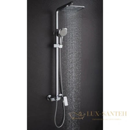 душевая система d&k berlin.freie da1433701a01 200 мм, хром