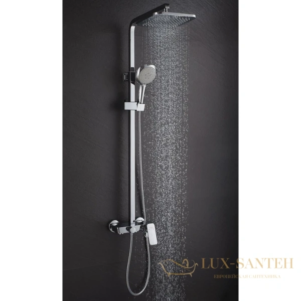 душевая система d&k berlin.freie da1433701a01 200 мм, хром