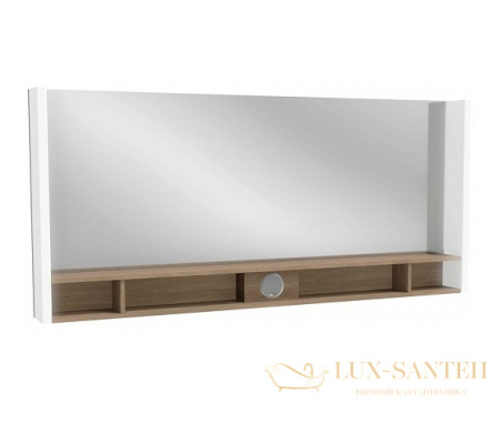 зеркало jacob delafon terrace eb1739ru-nf с полкой 150 см, дерево