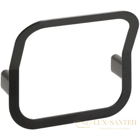 полотенцедержатель кольцо bemeta organic 167104390 черный матовый