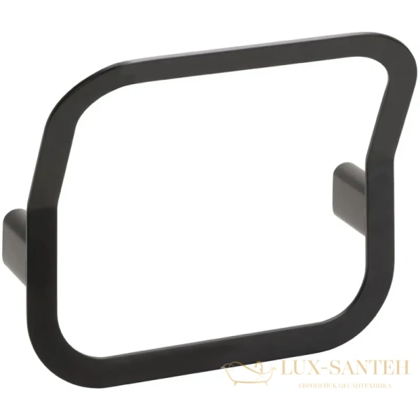 полотенцедержатель кольцо bemeta organic 167104390 черный матовый