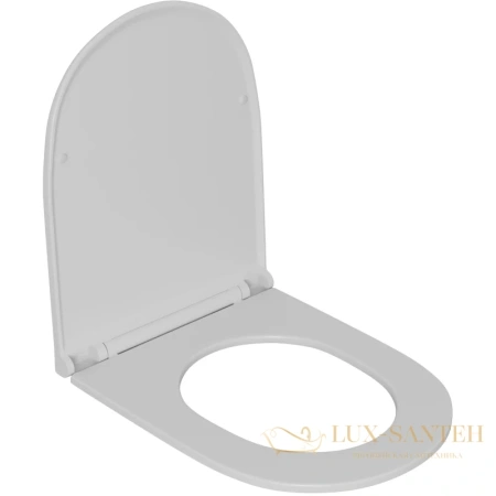 подвесной безободковый унитаз d&k matrix dt1396516 с сиденьем микролифт, белый