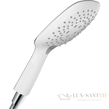 душевая лейка hansgrohe raindance select e 26551400 ecosmart, белый/хром
