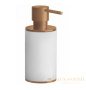 дозатор gessi 316 accessories 54737.726 настольный, warm bronze br. pvd/белый