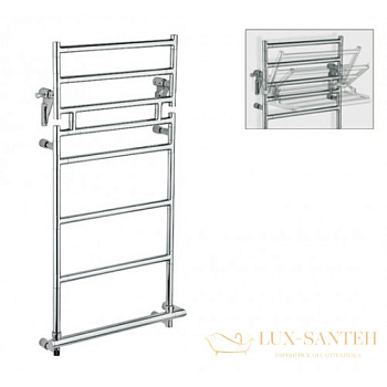 полотенцесушитель электрический margaroli sereno 583-8 box 5834708crpb, с полкой, высота 106 см, ширина 57 см, хром