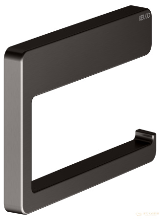 держатель для туалетной бумаги  keuco moll, 12762350000, титан черный шлифованный 