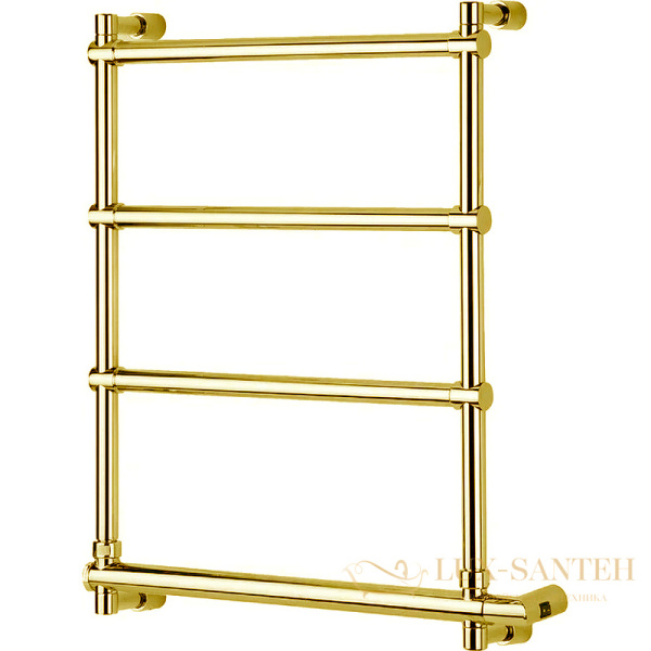 полотенцесушитель электрический margaroli sole 542 box 5424704egnb, 66х57 см, английское золото