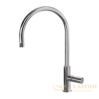 cмеситель для кухни nomos fima carlo frattini kitchen, f7117cr, поворотный излив, хром