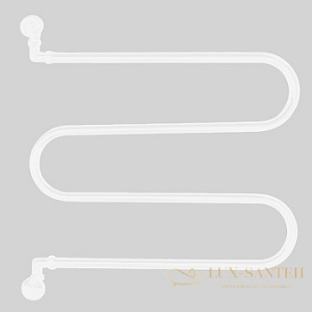 полотенцесушитель водяной margaroli vento 400mw, высота 58.5 см, ширина 60 см, белый