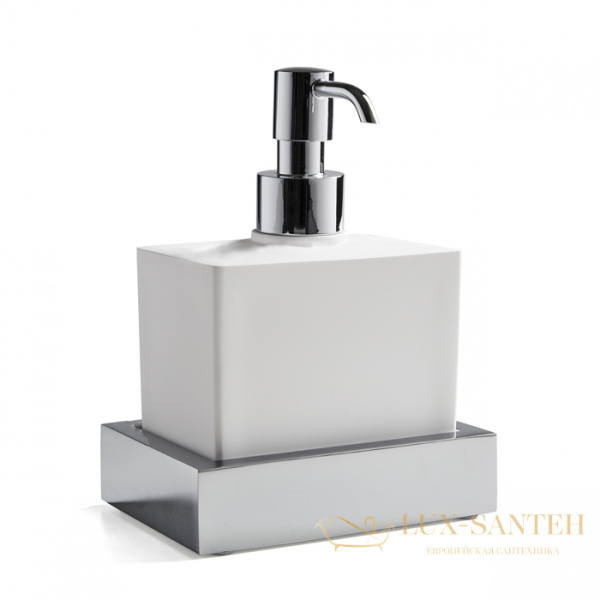 дозатор для жидкого мыла настольный 3sc sk 3.0, sk01dasl, белый/хром