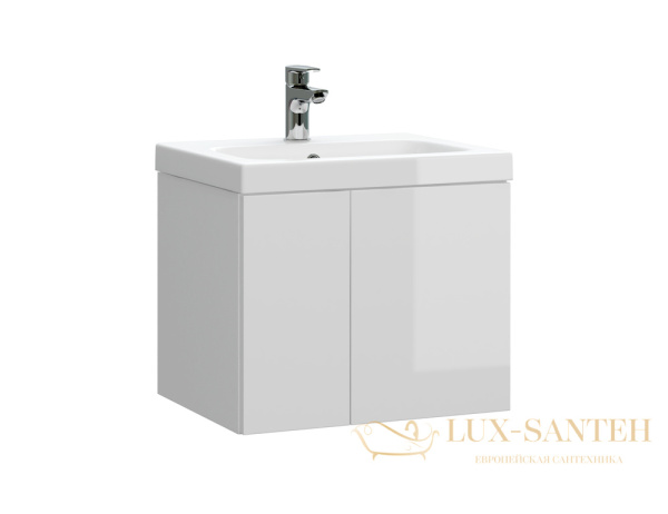 тумба cersanit colour 50, sp-sz-col-cm/col/50, цвет белый