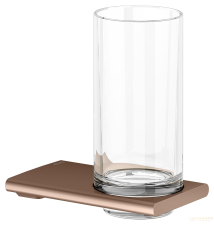 стакан хрустальный для зубных щеток подвесной keuco edition 400, 11550299000, золото красное шлифованное