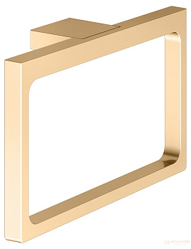 полотенцедержатель-кольцо keuco edition 11, 11121250000, латунь шлифованная