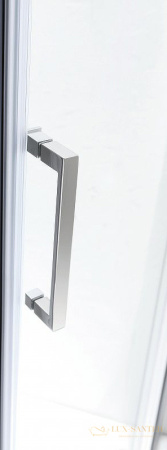душевой уголок cezares molveno molveno-ah-11-150/80-c-cr-iv 150x80 профиль хром, стекло прозрачное