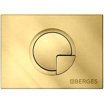 кнопка berges ring 040029 для инсталляции novum r9, золото