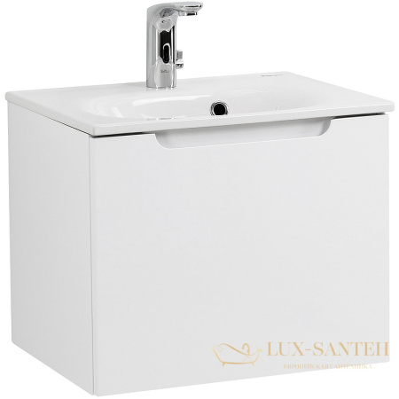 тумба под раковину belbagno etna etna-500-1c-so-bl-p 50 см подвесная, bianco lucido