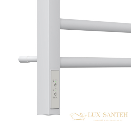 полотенцесушитель 500x800 электрический point веста pn70758w п9 диммер слева, белый