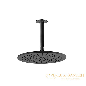 верхний душ gessi inciso 58252.299 300 мм, black xl