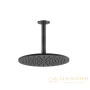 верхний душ gessi inciso 58252.299 300 мм, black xl