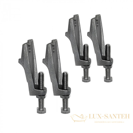 ножки для чугунных ванн dlr000002, delice серия elite (комплект 4 шт), 14.5 см - 16.7 см 