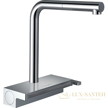 смеситель для кухни hansgrohe aquno select m81 73836000, хром