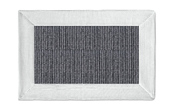 коврик decor walther rug bm60100 0960754 для ванной 60x100 см, серый/белый