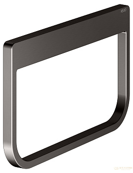 полотенцедержатель-кольцо keuco moll, 12721350000, титан черный шлифованный