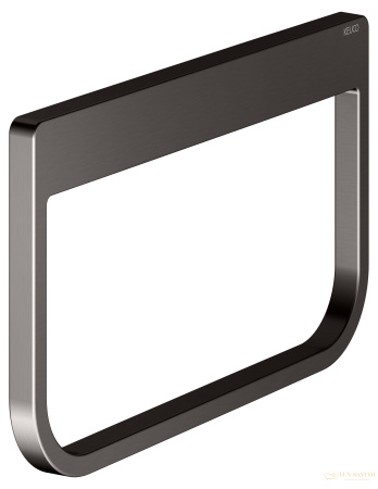 полотенцедержатель-кольцо keuco moll, 12721350000, титан черный шлифованный