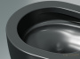 унитаз подвесной ceramica nova modena cn6063mdh безободковый, с сиденьем микролифт, антарцит темный матовый