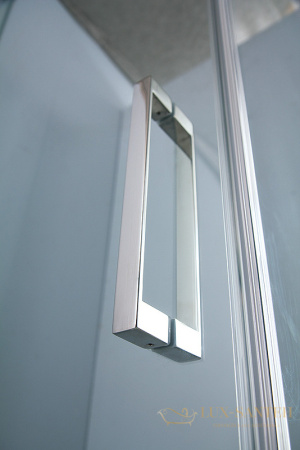 душевой уголок cezares slider slider-r-2-80/90-c-nero 90x90 профиль черный матовый, стекло прозрачное