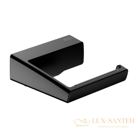 держатель для туалетной бумаги keuco aveno 14662370000, с клеевым комплектом, черный матовый