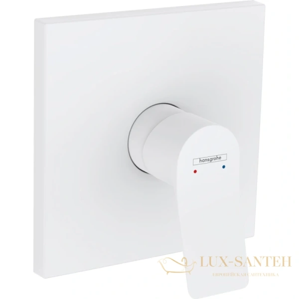смеситель для душа hansgrohe vivenis 75615700, матовый белый