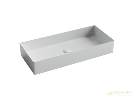 раковина накладная ceramica nova element cn6072, 801*361*130 мм, белый