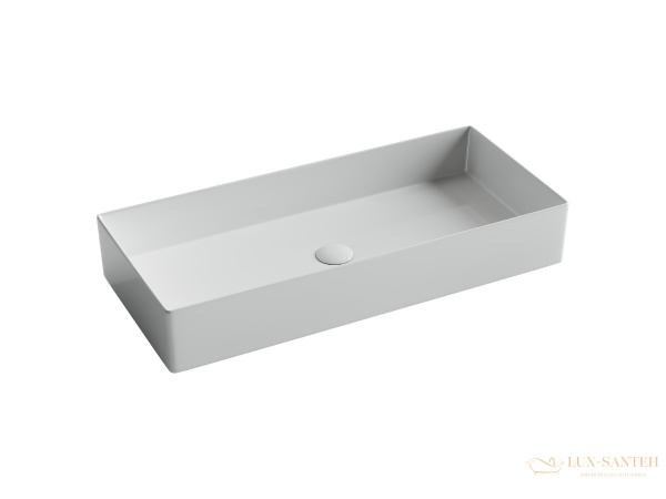 раковина накладная ceramica nova element cn6072, 801*361*130 мм, белый