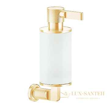 дозатор gessi inciso 58513.246, gold pvd/белый