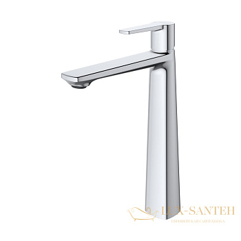 смеситель для раковины cezares lux-lc-01-w0, без донного клапана, хром глянцевый