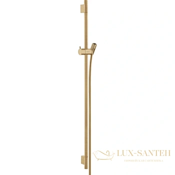 штанга для душа hansgrohe unica s puro 28631140 90 см шлифованная бронза