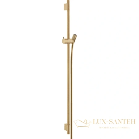 штанга для душа hansgrohe unica s puro 28631140 90 см шлифованная бронза