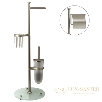 комплект для туалета wasserkraft ammer k-1236, никель