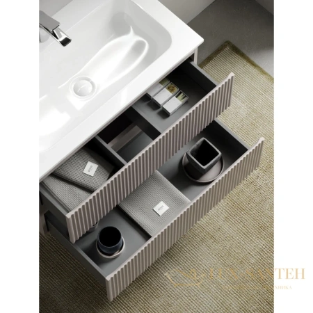 тумба sancos snob r snr120sm 119,5 см, серый матовый