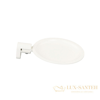 мыльница металлическая stil haus hashi hs09m(24) настенная, белый матовый