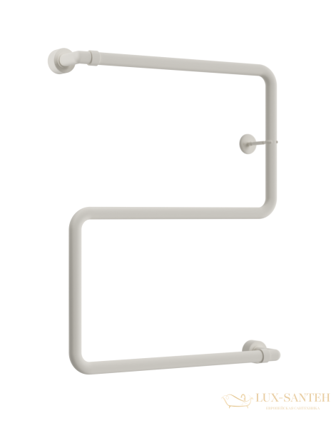 полотенцесушитель водяной margaroli vento 408 s без кранов, 408s610mw, белый матовый