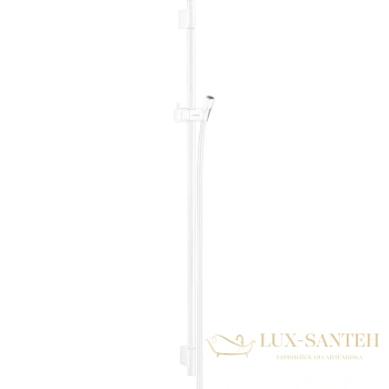 штанга для душа 90 см hansgrohe unica s puro 28631700 белая матовая
