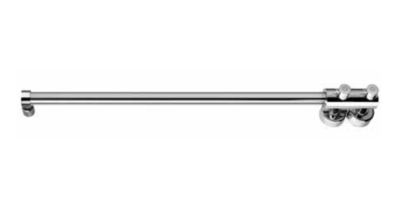 полотенцесушитель водяной, margaroli arcobaleno 416shcr, с крючками, высота 88,5 см, ширина 14,5 см, хром
