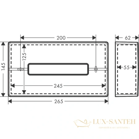 держатель бумажных полотенец hansgrohe addstoris 41774700, матовый белый