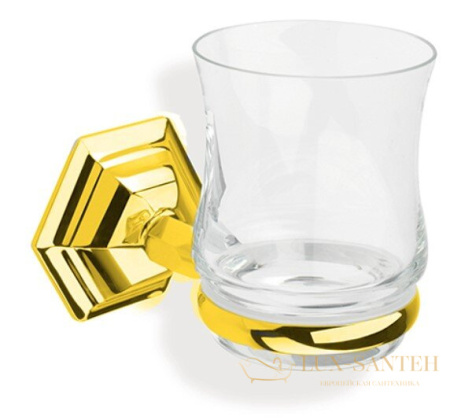 стакан стеклянный stil haus marte ma10(16) настенный, золото