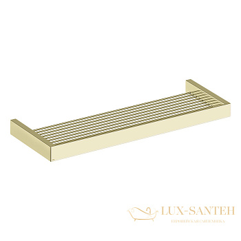 полка 60 см gessi inverso accessories 20950.727, brass brushed pvd