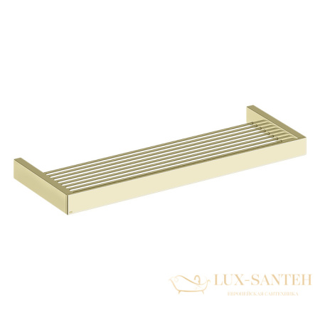 полка 60 см gessi inverso accessories 20950.727, brass brushed pvd