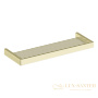 полка 60 см gessi inverso accessories 20950.727, brass brushed pvd
