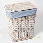 плетеная корзина wasserkraft lippe wb-450-m для белья, белый